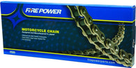 FIRE POWER 520 x 110 Link Heavy Duty Non O-Ring Drive Chain (Gold) Made In Japan