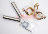 DRC D48-01-110 Stainless Steel Footpeg Pin and Zinc Plated Spring Set