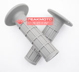 ODI H02RFG Ruffian Grey Full-Waffle Grips Moto Single Ply Medium - Made In USA