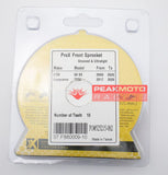 Pro-X - 07.FS60009-10 - Grooved Ultralight Front Sprocket, 10T