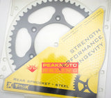 Pro-X 07.RS12087-52 Ultralite Series Steel Rear Sprocket 52T - Black