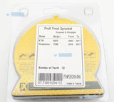 Pro-X - 07.FS61004-12 - Grooved Ultralight Front Sprocket, 12T