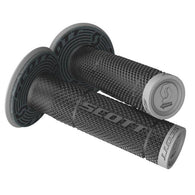 SCOTT SX II Grips Black/Grey Set (Diamond Pattern) Set + Donuts 219624-1001