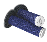 SCOTT Mellow Motocross Grip - Blue/White - Double Density +Donuts 269305-1006