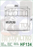 HiFlo - HF134 - Oil Filter For Suzuki 16510-05A00