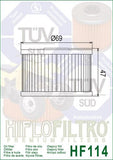 HiFlo - HF114 - Replacement Oil Filter