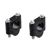 ZETA ZE53-0219 - 1 1/8" in. Universal Black Fat Bar Riser Kit, 19mm (3/4" Rise)