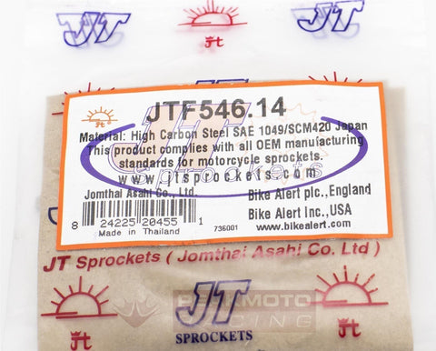 JT FRONT SPROCKET KAWASAKI KX80 KX85 98-09 14T 14 Tooth