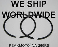 NAMURA PISTON RINGS 43mm For SUZUKI RM60 2003-2005 NX-20060R