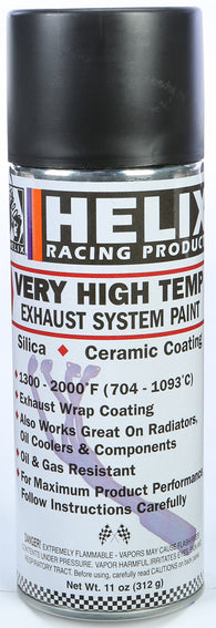 Helix Racing HIGH TEMP EXHAUST SYSTEM PAINT, BLACK | 165-1020