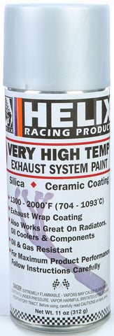 Helix Racing HIGH TEMP EXHAUST SYSTEM PAINT, FLAT ALUMINUM 11oz | 165-1170