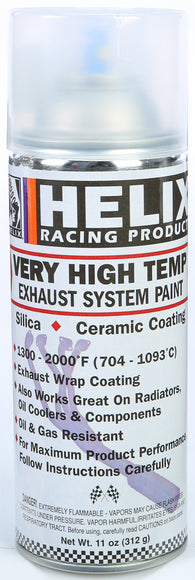 Helix Racing HIGH TEMP EXHAUST SYSTEM PAINT, SATIN CLEAR 11oz | 165-1150