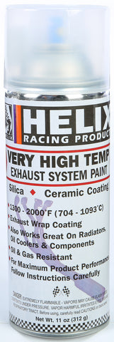 Helix Racing HIGH TEMP EXHAUST SYSTEM PAINT, SATIN CLEAR 11oz | 165-1150