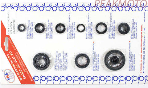 K&S Off-Road Complete  Engine Oil Seal Kit  CR-125R (87-03)  | 51-1001