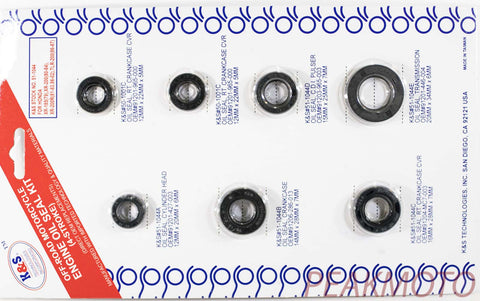 K&S Off-Road Complete  Engine Oil Seal Kit  XR-185/200/ TLR200  | 51-1044