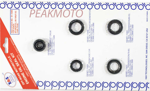 K&S Off-Road Complete  Engine Oil Seal Kit ,Z-50/XR/CRF-50R/70  | 51-1048