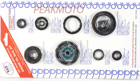 K&S Off-Road Complete  Engine Oil Seal Kit  YZ-250/WR  | 51-4002