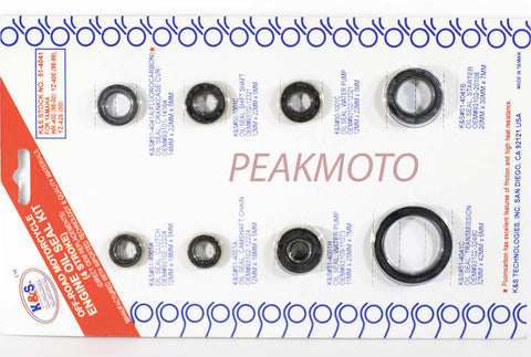 K&S Off-Road Complete  Engine Oil Seal Kit  WR/YZ-400/426/450  | 51-4041